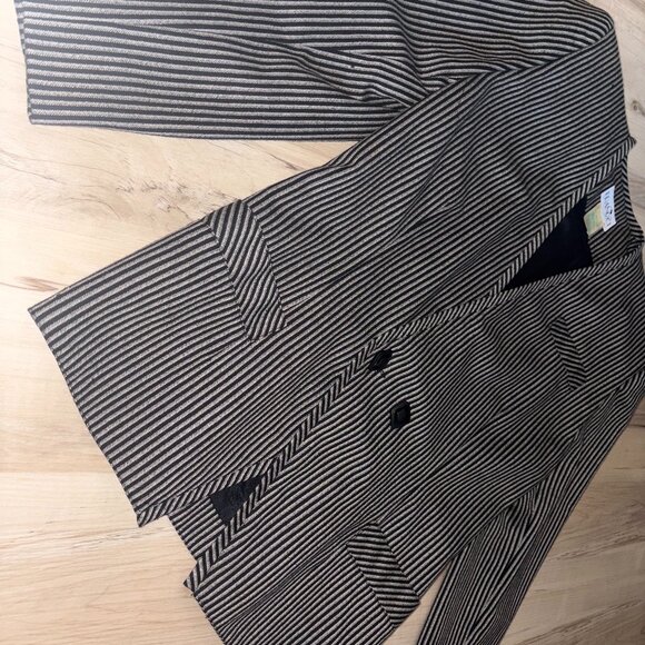 Vintage Francci Double Breasted Pin Stipe Blazers 12 - Picture 2 of 11